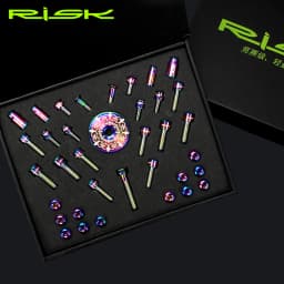 RISK Original Conventional MTB Accessories Screw Set Valve Handle Vertical Disc Brake Seat Disc Screw Water Bottle Holder Screw