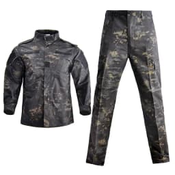 Tactical Uniform Outdoor Camouflage Airsoft Jacket Clothes Combat BDU Camo Hunting Suit Training Jacket and Pants