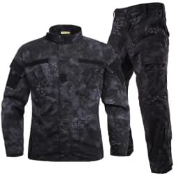 Tactical Uniform Outdoor Camouflage Airsoft Jacket Clothes Combat BDU Camo Hunting Suit Training Jacket and Pants