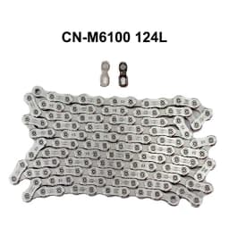 SHIMANO DEORE CN M6100 XT M8100 SLX M7100 DEORE M6100 Chain 12s MTB Bicycle Chain 116L 124L 126L 118/126 Link WITH QUICK LINK