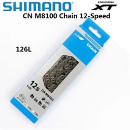 SHIMANO DEORE CN M6100 XT M8100 SLX M7100 DEORE M6100 Chain 12s MTB Bicycle Chain 116L 124L 126L 118/126 Link WITH QUICK LINK