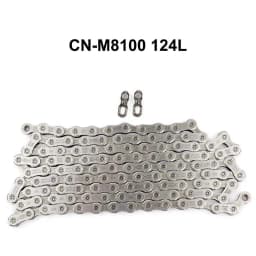 SHIMANO DEORE CN M6100 XT M8100 SLX M7100 DEORE M6100 Chain 12s MTB Bicycle Chain 116L 124L 126L 118/126 Link WITH QUICK LINK