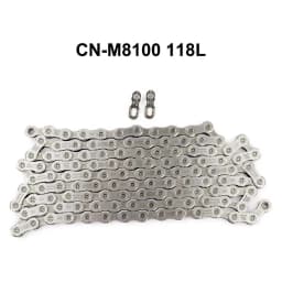 SHIMANO DEORE CN M6100 XT M8100 SLX M7100 DEORE M6100 Chain 12s MTB Bicycle Chain 116L 124L 126L 118/126 Link WITH QUICK LINK