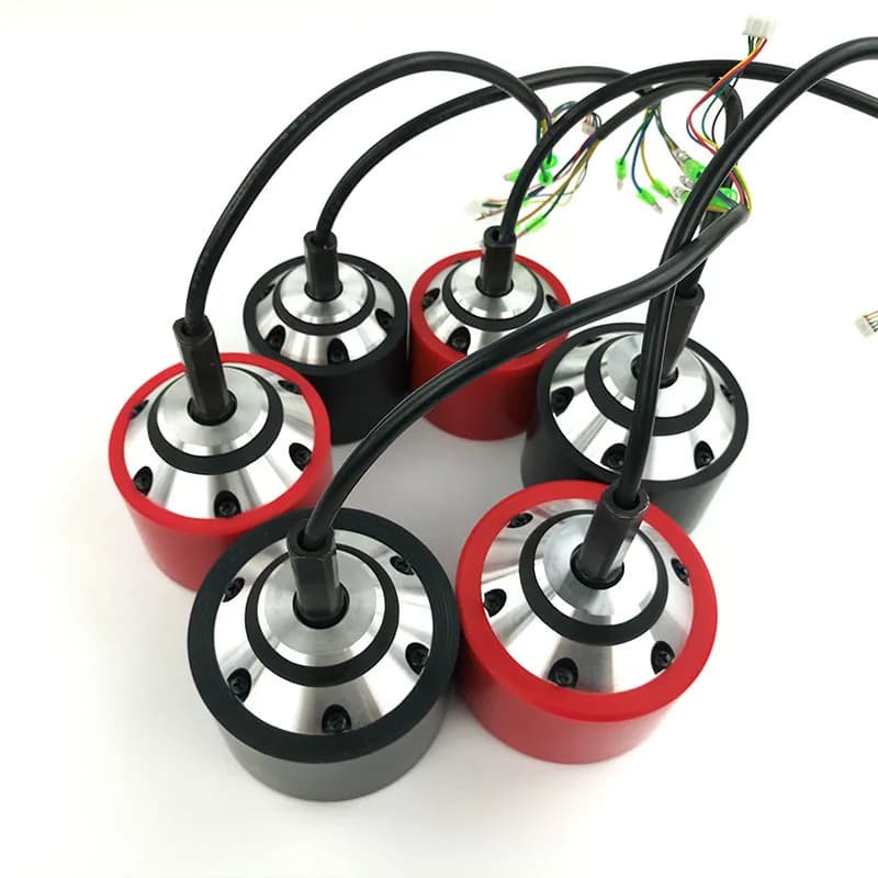 1PC 70mm 83mm 90mm Electric Skateboard Hub Motor Black or Red PU Cover for Single Drive or Dual Drive Electrical longboard