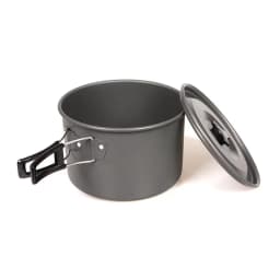 2L Outdoor Camping Cooking Pan Big Capacity Saucepan Portable Thermal Nonstick Pot Aluminum Alloy Cooker Picnic Hike Accessories