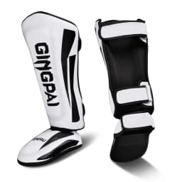 Thicker Boxing Shin Guards PU Leather Protection Leggings Equipment Martial Arts Muay Thai Leg Taekwondo Feet Ankle Protectors
