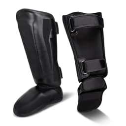 Thicker Boxing Shin Guards PU Leather Protection Leggings Equipment Martial Arts Muay Thai Leg Taekwondo Feet Ankle Protectors