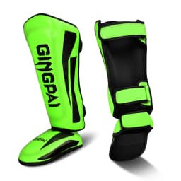 Thicker Boxing Shin Guards PU Leather Protection Leggings Equipment Martial Arts Muay Thai Leg Taekwondo Feet Ankle Protectors