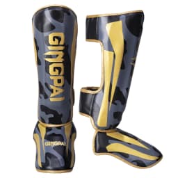 Thicker Boxing Shin Guards PU Leather Protection Leggings Equipment Martial Arts Muay Thai Leg Taekwondo Feet Ankle Protectors