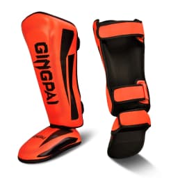 Thicker Boxing Shin Guards PU Leather Protection Leggings Equipment Martial Arts Muay Thai Leg Taekwondo Feet Ankle Protectors