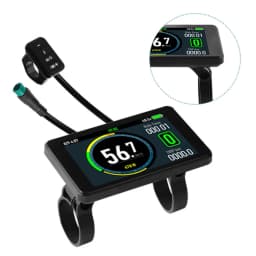 Stay Informed While Riding with For 24V7For 2V EBike T8 Colorful LCD Display for For 2 5S KDS Bafang v5 For 2 KT Protocol
