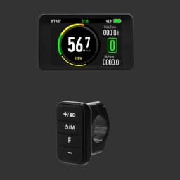 Stay Informed While Riding with For 24V7For 2V EBike T8 Colorful LCD Display for For 2 5S KDS Bafang v5 For 2 KT Protocol