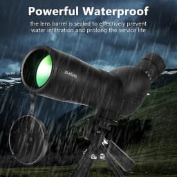 20-60X60 Powerful Monocular Zoom Telescope Bak4 Prism Waterproof Anti-Fog Camping Bird Watching Landscape potting Scope for Phon