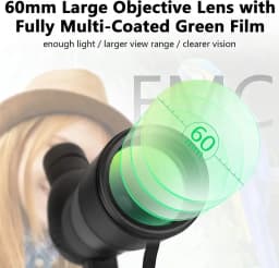 20-60X60 Powerful Monocular Zoom Telescope Bak4 Prism Waterproof Anti-Fog Camping Bird Watching Landscape potting Scope for Phon