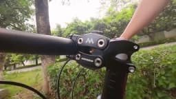 MEROCA MTB Mountain/Road Bike Suspension Stem 90/50MM Off-Road Touring Cycling Gravne Shock Absorbing Riser Four Links Stem Gym