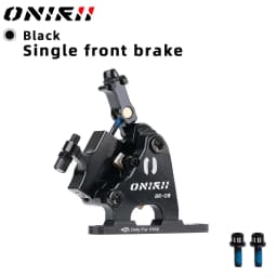 ONIRII Hydraulic Disc Gravel Road Bike Brake Flat Mount CX Rotor Brake Bicycle Caliper CNC Mechanical Wire Pull Metal Pads NEW