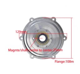 Freewheel Cover for 250W/350W Geared Hub Motor Spare Part  Motor Screw thread Back Alloy Case for Replacement