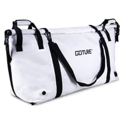 Goture Insulated Fishing Cooler Bag Expended Bottom Waterproof Marine Freezer Bag Portable Fish Transport Bag for Boat Fishing