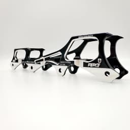 Inline skate frame rockered 219mm 231mm 243mm rocker frame with axles two pcs/lot