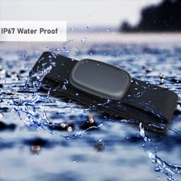 FITCENT 5.3Khz Heart Rate Monitor Chest Strap Bluetooth ANT+ HR Sensor for Peloton Garmin Watch Polar Wahoo Fitness DDP Yoga