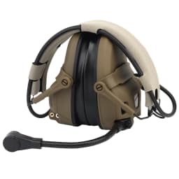 GEN 6 Tactical Headset without Noise-Cancelling Headset with Robotic Arm Mic for Hunting Paintball CS Militar Fast Helmet