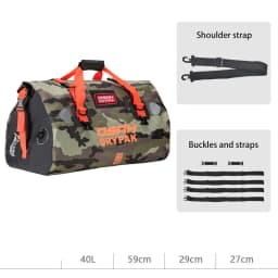 Waterproof Motorcycle Rear Tail Bag Travel Dry Bag OSAH DRYPAK Moto 40/60Liter Motorbike Luggage Backpack Motorcycle Seat Bag