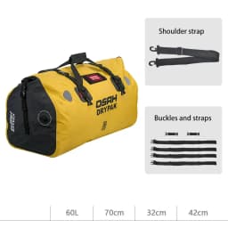 Waterproof Motorcycle Rear Tail Bag Travel Dry Bag OSAH DRYPAK Moto 40/60Liter Motorbike Luggage Backpack Motorcycle Seat Bag
