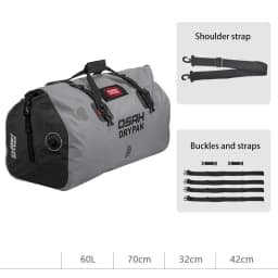 Waterproof Motorcycle Rear Tail Bag Travel Dry Bag OSAH DRYPAK Moto 40/60Liter Motorbike Luggage Backpack Motorcycle Seat Bag
