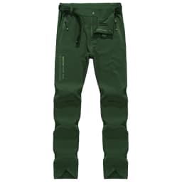 LNGXO Waterproof Hiking Pants Men Quick Dry Trekking Camping Climbing Running Outdoor Rain Pants Stretch Breathable Trousers Men