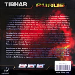 TIBHAR AURUS SOUND / SOFT Table Tennis Rubber Orignal TIBHAR AURUS Ping Pong Sponge