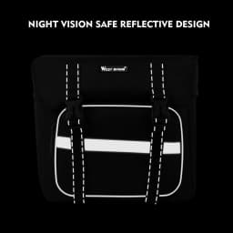 WEST BIKING Bicycle Rear Seat Bag 25L Large Capacity Outdoor Luggage Carrier Bags Cycling MTB Road Bike Trunk Double Pannier Bag