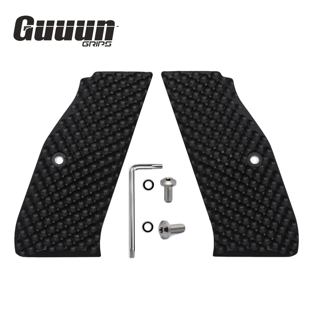 Palm Swell Guuun G10 Grips for CZ Shadow 2 / CZ-75 Palm Swell Tactical Dimple Texture