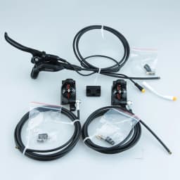 GT0307N MTB Electric Tricycle ATV Left Right Rotor Disc Power Off Hydraulic Double Brake Three Links One Through Two Custom Made