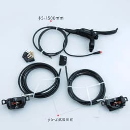 GT0307N MTB Electric Tricycle ATV Left Right Rotor Disc Power Off Hydraulic Double Brake Three Links One Through Two Custom Made