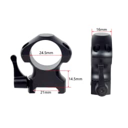 Quick Release 2Pcs 25.4mm 30mm Rings Diameter QD Hunting Scope Ring Level Durable And Firm Universal Picatinny Mount Accessories