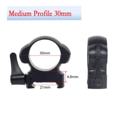 Quick Release 2Pcs 25.4mm 30mm Rings Diameter QD Hunting Scope Ring Level Durable And Firm Universal Picatinny Mount Accessories