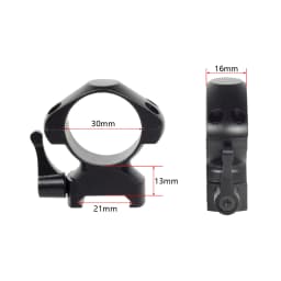 Quick Release 2Pcs 25.4mm 30mm Rings Diameter QD Hunting Scope Ring Level Durable And Firm Universal Picatinny Mount Accessories