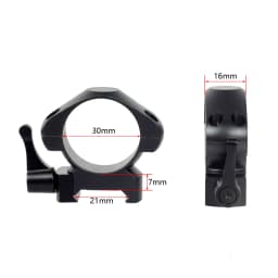 Quick Release 2Pcs 25.4mm 30mm Rings Diameter QD Hunting Scope Ring Level Durable And Firm Universal Picatinny Mount Accessories
