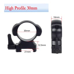 Quick Release 2Pcs 25.4mm 30mm Rings Diameter QD Hunting Scope Ring Level Durable And Firm Universal Picatinny Mount Accessories