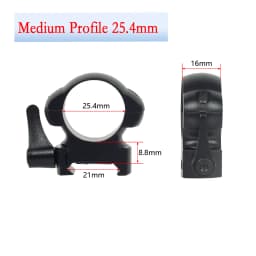 Quick Release 2Pcs 25.4mm 30mm Rings Diameter QD Hunting Scope Ring Level Durable And Firm Universal Picatinny Mount Accessories