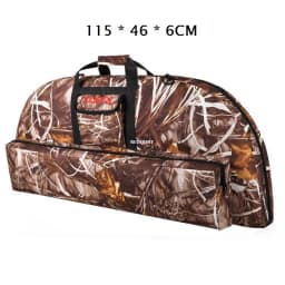 95CM/100CM/115CM Tactical Bow Bag Hunting Bow Case Soft Bow Case Compound Bow Carry Bag with Arrow Pocket Bow Storage Bag