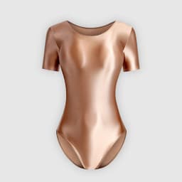 sexy women silky glossy one-piece japanese swimsuit oily tights shapewear Shiny short sleeve bodysuit Men's bathing suits