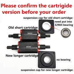 PU Suspension Kit for MINIMOTORS DUALTRON DT Electric Scootor STORM THUNDER2 66MM Length Longer Suspension Part Cartridge