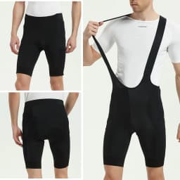 ThinkRider Men Cycling Bib Shorts Belgian Pad Mountain Bike Shorts High End Outdoor Breathable Bike Tight Knicker