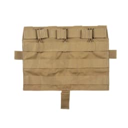 Tactical M4 MOLLE Panel TRI Pouch for AVS JPC2.0 Detachable Front Flap Triple Magazine Pouch Vest Front Panel MC