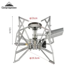 CAMPINGMOON 1PCS XD-3F Electronic Ignition Butterfly Furnace Cassette Furnace Head Camping Picnicking Portable Outdoor Stove