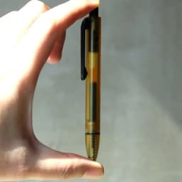 EDC Imported PEI and Titanium Alloy Damascus Steel Signature Pen Writing Multi-functional Portable Outdoor Tools