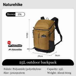 Naturehike New 25L Helium Outdoor Hiking Backpack Sports Bag Large Capacity Camping Travel Waterproof Backpack Rucksack