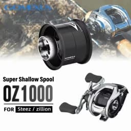 Gomexus-Shallow Spool for Daiwa Steez CT SV Baitcasting Fishing Reel Spool Line Aluminum Alloy Rolling Cup Spare Tackle
