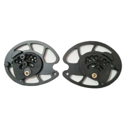 1 Pair 2 pcs Black Compound Bow Pulley for 30-40 LBS Compound Bow Outdoor Hunting Shooting Fishing Target Practice